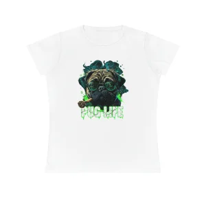 T-shirt Damski z nadrukiem Pug Life